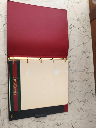 Gucci rare vintage agenda - vintage,