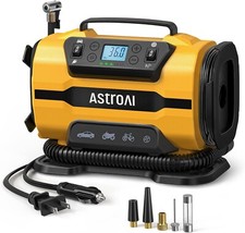 Yellow astroai tire - tire, inflator