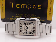 OROLOGIO CARTIER TANK ANGLAISE 3511 AUTOMATICO ACCIAIO INOX CON BRACCIALE ANNI 2000