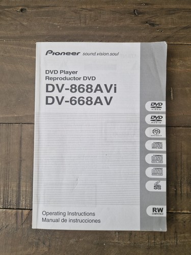 Pioneer 868avi 868av - dv-868avi, dv-868av