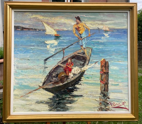 Dipinto olio tela - ad,
