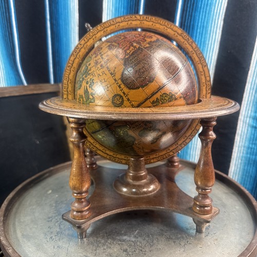 Mappamondo zodiacale vintage