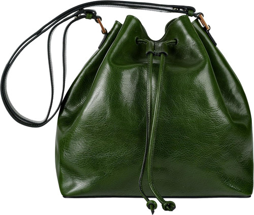 Borsa secchiello pelle - borsa, in