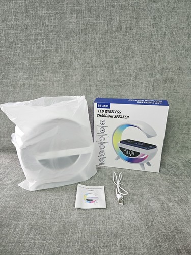 Led wireless charging speaker - led,