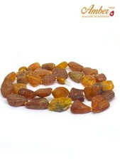 Collana d'ambra vera baltica  grezza "Sand" | Genuine baltic amber