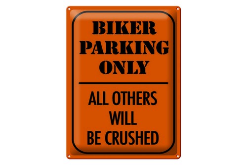 Blechschild parken 30x40cm - blechschild,