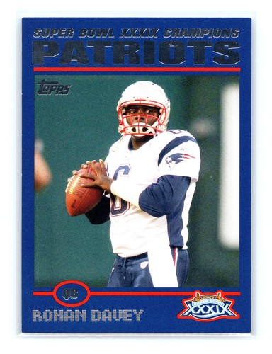 2005 topps new - new, england