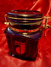 Contenitore in ceramica "DANESI CAFFÈ" golden blue con chiusura ermetica