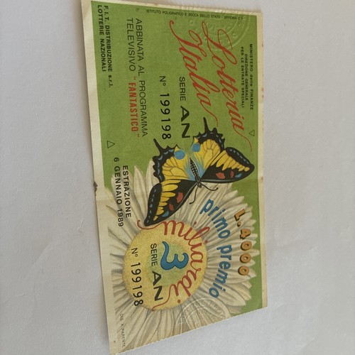 Biglietto lotteria nazionale - lotteria,