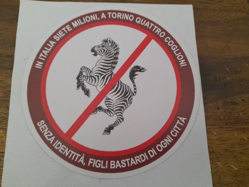 Adesivo sticker ultras granata - adesivo,