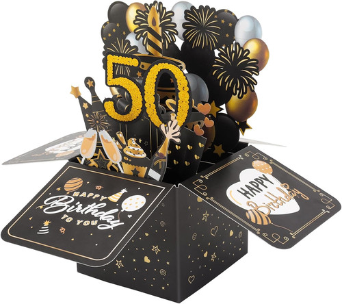 Biglietto auguri anni - auguri, 50