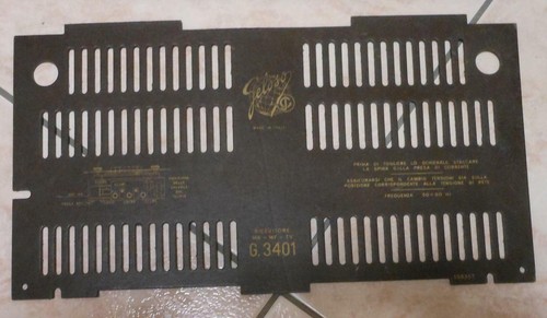 Pannello posteriore radio