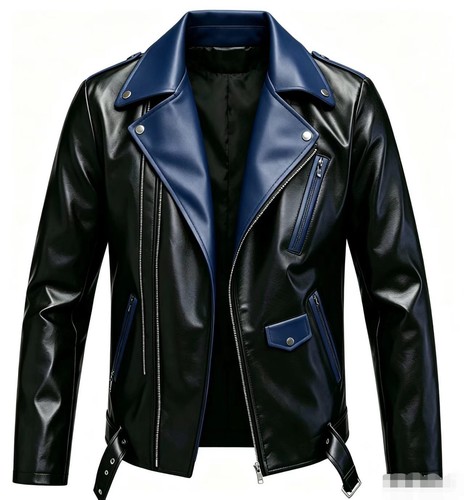 Giacca uomo retrò moto pelle