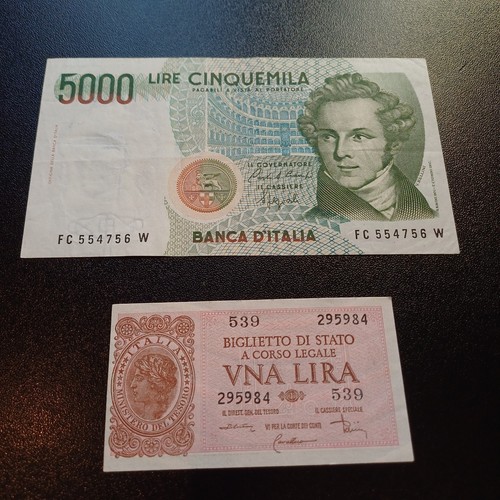 Vecchie banconote italia - vecchie,