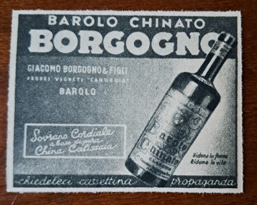 Pubblicità epoca barolo - pubblicità,