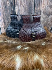 Scarsella medievale in cuoio - LARP, RIEVOCAZIONE, COSPLAY, CINEMA, TEATRO