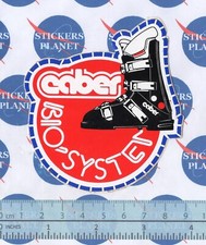 ADESIVO STICKER VINTAGE AUTOCOLLANT AUFKLEBER SKI SCI CABER BIO SYSTEM