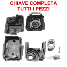 GUSCIO PLASTICA COVER CHIAVE 2-TASTI COMPATIBILE CON VOLKSWAGEN POLO GOLF TOURAN