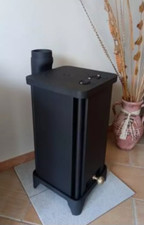 STUFA A LEGNA A FIAMMA INVERSA