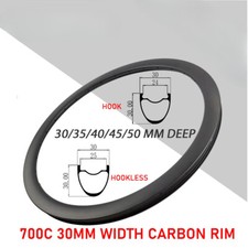 1 Pz 700C Cerchio Carbonio