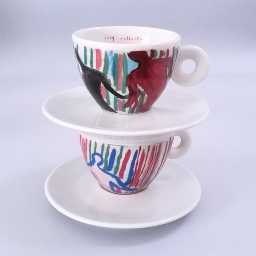 Tazze cappuccino illy 1997 - tazze,