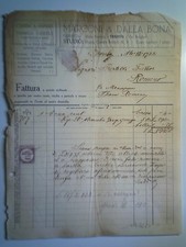 Fattura MARCONI & DALLA BONA
