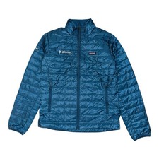 Patagonia Giacca Uomo M Blu Nano Puff Primaloft Isolato Tampone Outdoor Escursionismo