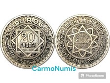 Marocco, 20 franchi 1947