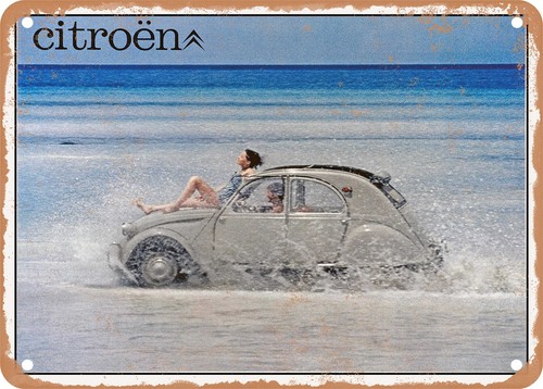 Insegna metallo 1965 citroen - -,