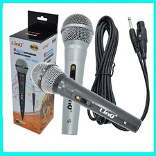 MICROFONO PROFESSIONALE CON CAVO 3 METRI + INTERRUTTORE PER KARAOKE CONFERENZA