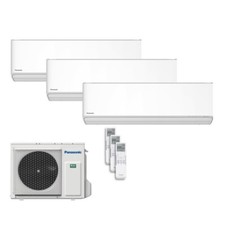 Climatizzatore Condizionatore Pompa di Calore Panasonic Etherea Multi Split Trio 2,5+3,5+5,0 kW R32