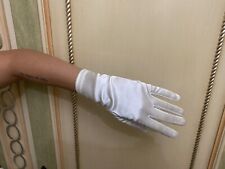 Guanti da Sposa in Raso Avorio (Nuovo)