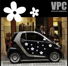 12 adesivi stickers margheritoni margherite auto tuning fiori margherite a0040