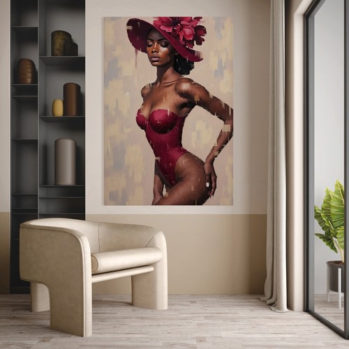 Elegante arte donna - , moda