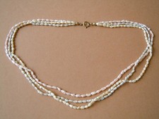 Collana Di Perle Vere 3 Rhg