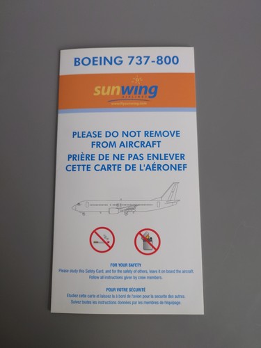 Sunwing airlines boeing - sunwing,