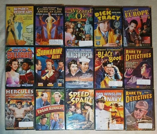 Dvd lot sealed - all, classic