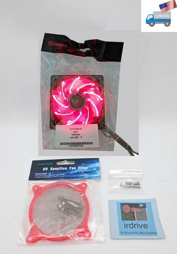 Nuovo enermax 80mm rosso led - rosso,