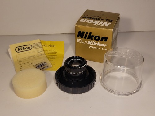 Nikon nikkor 75mm - el-nikkor,