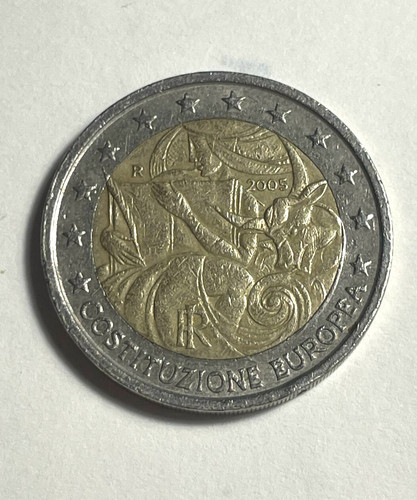 Moneta euro commemorativa - moneta,
