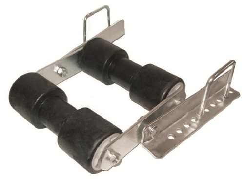 Staffa con doppio rullo - con,