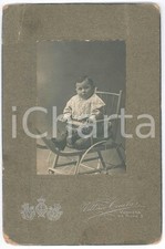 1910 ca VOGHERA Bambino sul