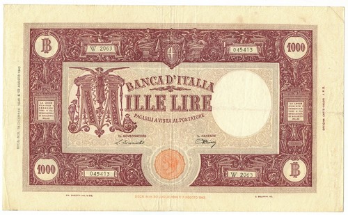 1000 lire barbetti - barbetti, grande