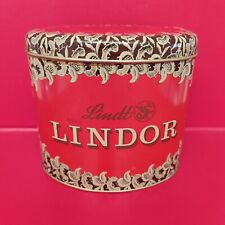 Scatola di latta vintage LINDOR 1990 Lindt cioccolatini - ovale