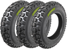 3 PNEUMATICI 3.50-10 COPERTONI TASSELLATI TUBELESS GOMME RINFORZATE X APE PIAGGI