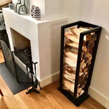 portalegna da esterno interno caminetto rastrelliera legna ardere design moderno