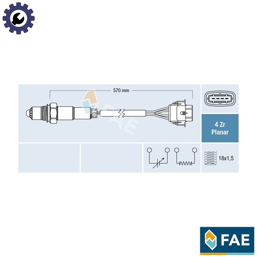 Sensore lambda 77154 - sensore, per