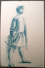 MANZU' LITOGRAFIA DALLA SERIE