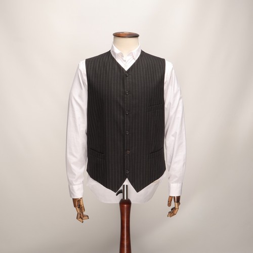 Gilet gessato uomo vintage