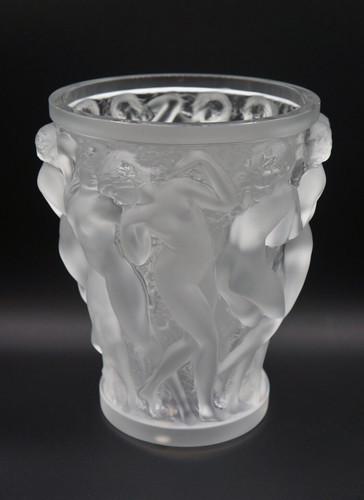 France lalique bacchantes vase - lalique,